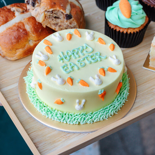 4" Mini Carrot and Bunny Cake