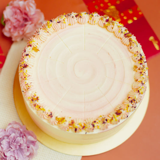 Lychee Osmanthus Cake