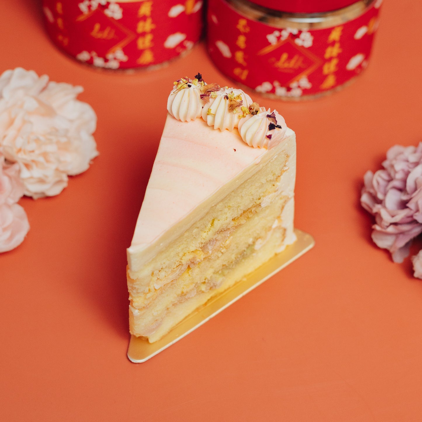 Lychee Osmanthus Cake