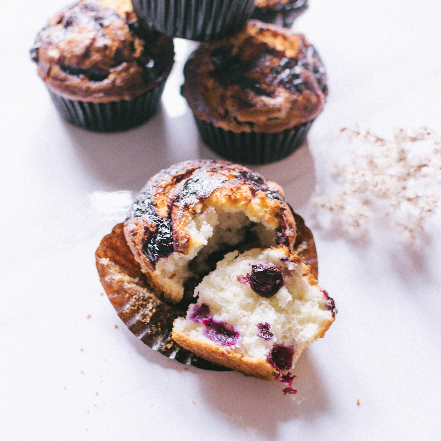 Vegan Blueberry Muffins - Box of Sixteen
